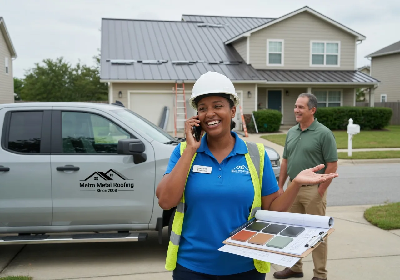 Storm Damage Metal Roof Repair in West Middletown, PA